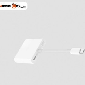 تصویر تبدیل USB Type-C به HDMI شیائومی ا Xiaomi USB Type-C to HDMI Multifunction Adapter Xiaomi USB Type-C to HDMI Multifunction Adapter
