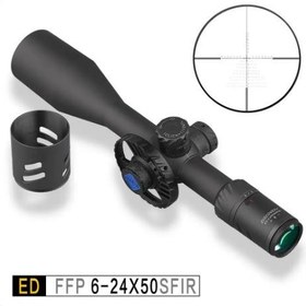 تصویر دوربین تفنگ دیسکاوری ED 6-24X50 SFIR FFP 