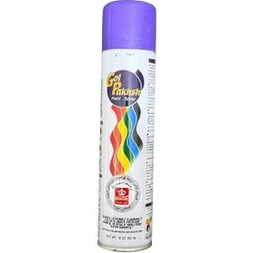 تصویر هنری اسپری بنفش گل پخش 