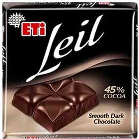 تصویر شکلات تلخ اتی لیل Eti Leil - Cocoa همراه کاکائو (45%) 60 گرم 