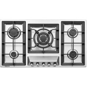 تصویر اجاق گاز صفحه ای استیل البرز مدل S 5960 با قطعات ایرانی 5960-steel alborz gas stove model S