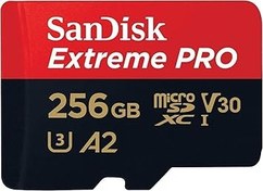 تصویر کارت حافظه microSD سن دیسک 256 گیگ مدل Extreme PRO 