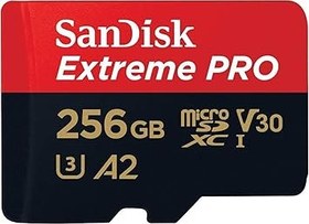 تصویر کارت حافظه microSD سن دیسک 256 گیگ مدل Extreme PRO 