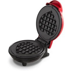 تصویر مینی وافلساز طرح قلبی مخصوص ولنتاین mini heart waffle maker for valentines