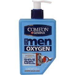 تصویر ژل اصلاح ریش مردانه کامان مدل اکسیژن مناسب پوست خشک تا نرمال 