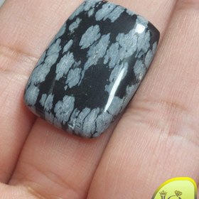 تصویر نگین ابسیدین برفی 