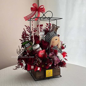 تصویر گل و شکلات کد 11 | کد: ZNB-OX3 