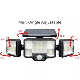 تصویر چراغ خورشیدی سه تکه JD-2192A JD-2192A SENSOR SOLAR LIGHT