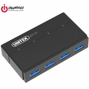 تصویر هاب 4 پورت USB 3.0 یونیتک مدل Y-HB03001 