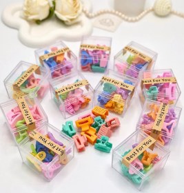 تصویر پک مینی‌کلیپس شمعی رنگی‌رنگی 