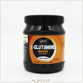 تصویر ال-گلوتامین 6000 پودر خوراکی 500 گرم کیو ان تی L-Glutamine 6000 Mg 500 G Powder Qnt