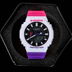 تصویر ساعت مچی اسپرت برند جیشاک مدل جی 2100 موتور ژاپن gshock ga2100