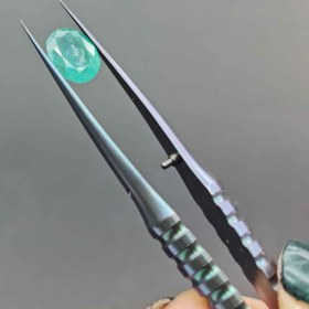 تصویر زمرد بیضی کد 37265 