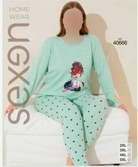 تصویر ست راحتی زنانه سکسن سایز بزرگ 