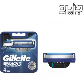 تصویر تیغ یدک ژیلت Mach 3 Turbo (تکی) 