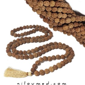 تصویر مجموعه‌ی 9 تسبیح رودراکشا ۱۰ میل ۱۰۸ عددی 