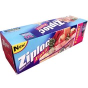 تصویر کیسه زیپ دار زیپ لاک مدل 2 زیپ بسته 30 عددی ziploc