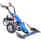 تصویر دروگر دو چرخ دیزلی SKN مدل 738 با تایر 1۰×500 با ۳ دنده جلو و ۲ دنده عقب و کاتربار 115سانت ایتالیایی - موتور 178 هندلی 