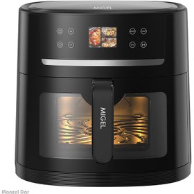 تصویر سرخ کن بدون روغن میگل مدل GAF-803 ظرفیت 8 لیتری Migel GAF-803 Air Fryer 8L