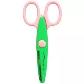 تصویر قیچی ارت کیوب طرح دالبری درشت رنگ صورتی و سبز ا Scissors Scissors