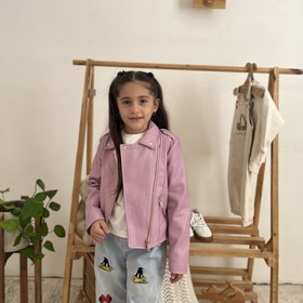 تصویر کت چرم دخترانه 