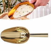 تصویر پیمانه سرتاس استیل طلایی سایز ۲۴ سانت 