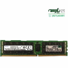 تصویر رم سرور HPE 64GB (1x64GB) Dual Rank x4 DDR4-2933 CAS-21-21-21 Registered 