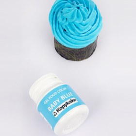 تصویر رنگ خوراکی ژله ای آبی پاستیلی kopykake کپی کیک 100 گرمی 