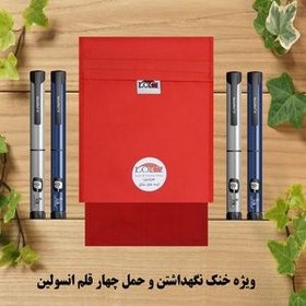 تصویر کیف خنک نگهدارنده انسولین لوک آی مدل 4 قلم کد 00 مجموعه 2 عددی 