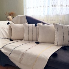 تصویر کوسن کوک دوزی خطی 