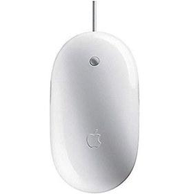 تصویر موس سیم دار اورجینال استوک اپل Apple Mighty Mouse A1152 Wired USB 