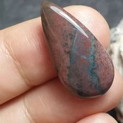 تصویر نگین طبیعی سنگ خون . بلود استون . معدنی کد 29176 