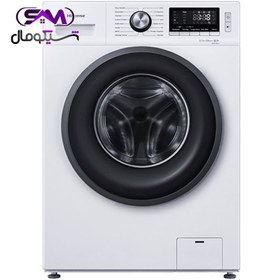 تصویر ماشین لباسشویی هایسنس 9 کیلویی WFKV9014 درب از جلو Hisense WFKV9014 Washing machine 9KG A+++ 1400RPM Snowflake