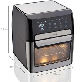 تصویر سرخکن بدون روغن برند کرکماز ترکیه مدل Oven Maxima A891 Korkmaz Oven Maxima Airfryer 12 Litre A891