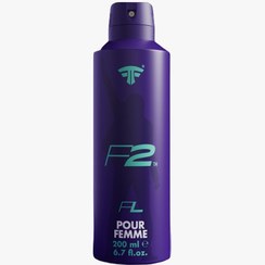 تصویر اسپری بدن زنانه مدل Fl حجم 200 میل اف تو F2 Body Fl Spray For Woman 200 ml