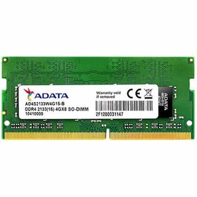 تصویر حافظه‌ی رم لپ تاپی ADATA مدل Premier DDR4 2133 با ظرفیت 4 گیگابایت 