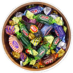 تصویر شکلات شیری مغزدار آیدین milk chocolate