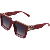 تصویر عینک آفتابی لوئی ویتون مدل میلیونر با کیف و دستمال 