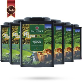 تصویر 6 عدد چای امیننت eminent مدل چای سبز و یاسمین green tea & jasmine وزن 250 گرم 