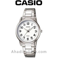 تصویر ساعت مچی اورجینال مردانه کاسیو Casio نقره ای | نقره ای| سفید| کد رفرنس MTP-1303D-7B کد محصول:25538