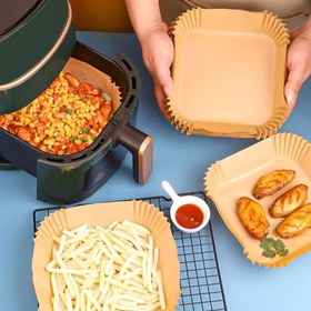 تصویر کاغذ سرخ‌کن بزرگ مربعی صد عددی 