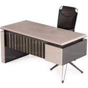 تصویر میز کارشناسی پایه چوب و فلز کد 603 