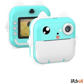 تصویر دوربین دیجیتال کودکان طرح گربه مدل PRINT CAMERA Q5 PRINT CAMERA Q5 children's digital camera with cat design