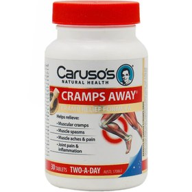 تصویر قرص کرامپز اوی کاروسوس قرص نچرال هلث 30 عدد ا Carusos Natural Health Cramps Away 30 Tabs Carusos Natural Health Cramps Away 30 Tabs