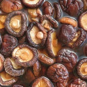 تصویر قارچ شیتاکه ژاپنی 100 گرمی جهت زگیل (HPV) 