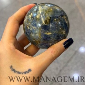 تصویر گوی سنگ کیانیت آبی 