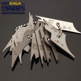 تصویر مینی فیلت گیج گال GAL GAL MINI FILLET WELD KEYS GAUGE