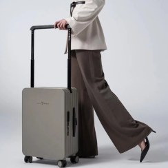 تصویر چمدان سایز متوسط رزمری مدل Rose Merry RL-601-2p-Medium_Gray 