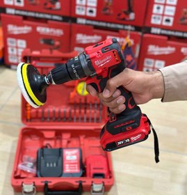 تصویر دریل شارژی 36 ولت میلواکی براشلس مدل Milwaukee Brushless Electric Drill 36V 