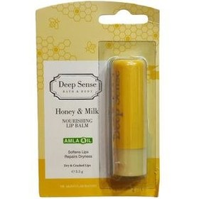 تصویر بالم نرم کننده لب شیر و عسل دیپ سنس 3 گرم Deep Sense honey Nourishing Lip Balm 3.5 Gr